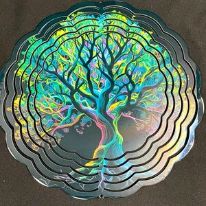 Beautiful Tree of Life Wind Spinner - NEW